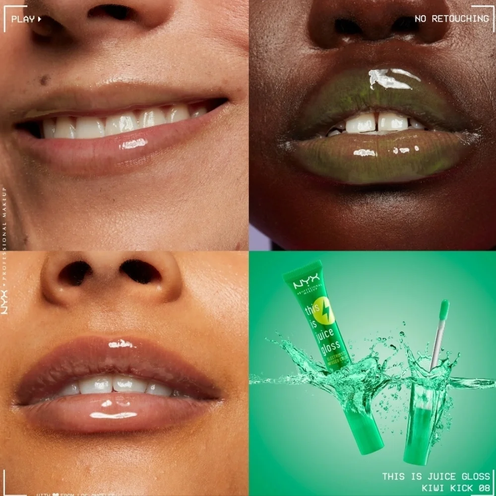 🩷 3/$15 NYX This Is Juice Gloss: Kiwi Kick, Electrolyte Infused Color, New